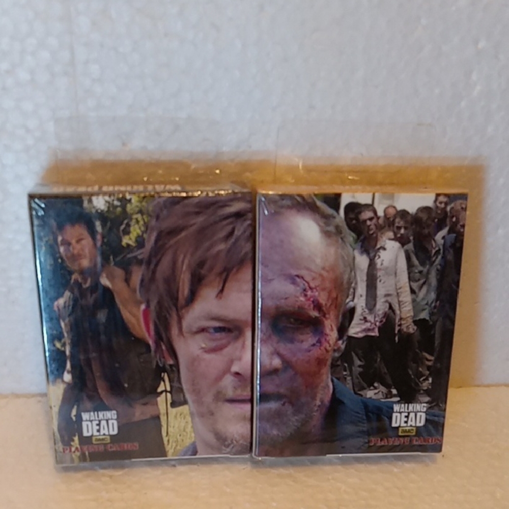 Walking Dead Player Cards New And Package